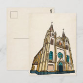 Carte Postale Art église (Devant / Derrière)