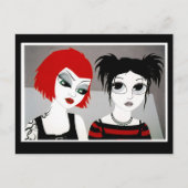 carte postale art "elfes urbains, elfe 4" (Devant)