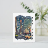 Carte Postale Art esthétique de New York (Debout devant)