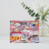 Carte postale Art Event (Debout devant)