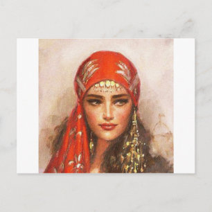 Carte Postale art féminin