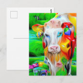 Carte Postale Art fermier surréaliste (Devant / Derrière)