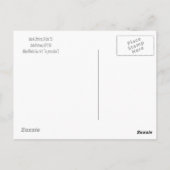 Carte Postale Art Fibre multimédia mixte (Dos)