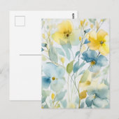 Carte postale Art Floral (Devant / Derrière)