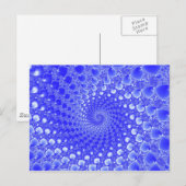 Carte postale art fractal (Devant / Derrière)