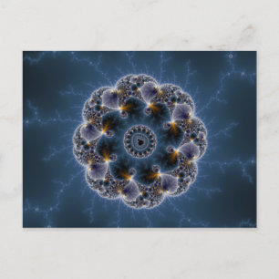 Carte Postale Art fractal caillouteux