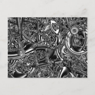 Carte Postale Art fractal Sci fi