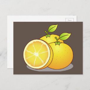 Carte Postale Art fruitier des Oranges