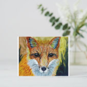 Carte Postale Art fSmart fox (Debout devant)