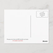 Carte Postale Art Gagnant Par B. Selby 4e année (Dos)