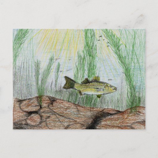 Carte Postale Art Gagnant Par B. Selby 4e année (Devant)