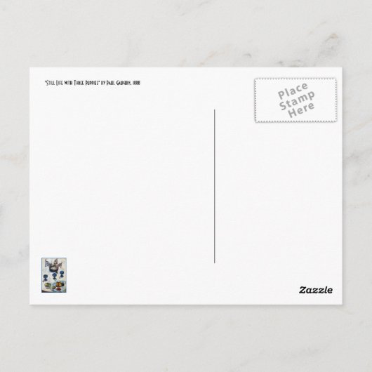 Carte postale Art Gauguin : La vie continue avec 3 (Dos)