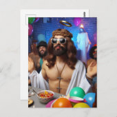 Carte Postale Art généré par l'IA drôle et idiot Joyeux Annivers (Devant / Derrière)