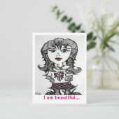 Carte Postale Art: Goth Chick (Debout devant)