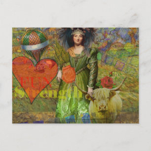 Carte Postale Art gothique de l'Imaginaire de Taurus vintage