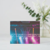 Carte Postale Art graphique de basket cool (Debout devant)