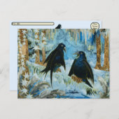 Carte postale Art - Hiver par Michalina Janoszanka (Devant / Derrière)