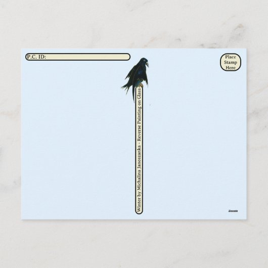 Carte postale Art - Hiver par Michalina Janoszanka (Dos)