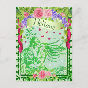 Carte postale Art Imaginaire Beltane Pagan