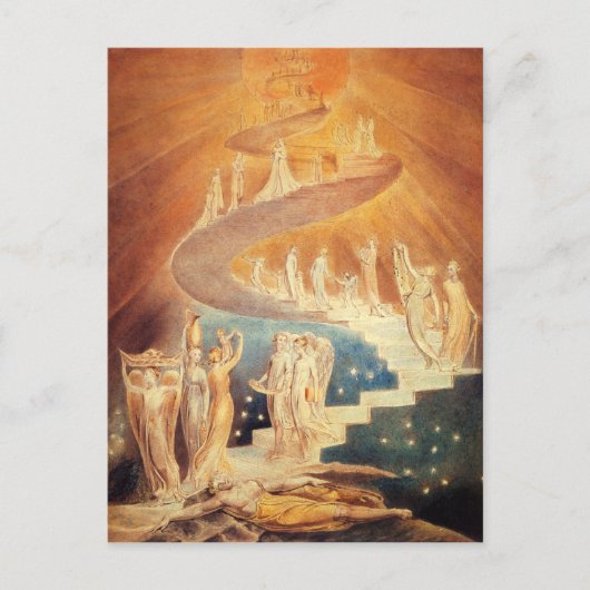 Carte Postale Art Jacobs échelle William Blake (Devant)