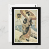 Carte postale Art Japonais Ancien (Devant / Derrière)