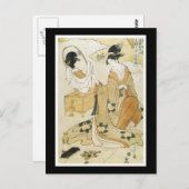 Carte postale Art Japonais Ancien (Devant / Derrière)