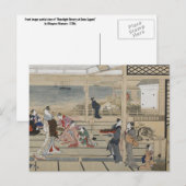 Carte postale Art japonais d'Utamaro (Devant / Derrière)