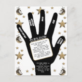 Carte Postale Art Japonais Harmonisation de la main d'énergie de (Devant)