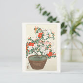 CARTE POSTALE: ART JAPONAIS : OHARA KOSON : AZALEA (Debout devant)