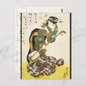 Carte Postale Art japonais vintage (Devant / Derrière)