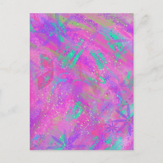 Carte Postale Art Journal Love (Devant)