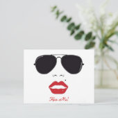 Carte Postale Art Kiss Me Abstrait (Debout devant)