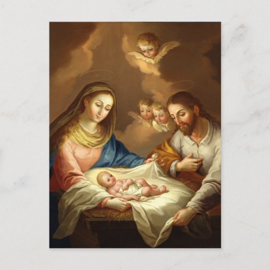 Carte postale art "La Natividad" (Devant)