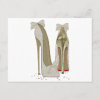 Art mariage à talons hauts