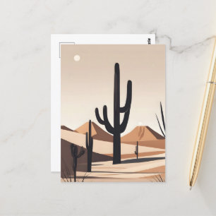 Carte Postale Art minimaliste du désert