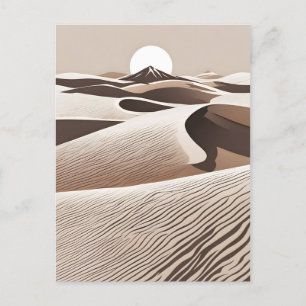 Carte Postale Art minimaliste du désert