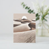 Carte Postale Art minimaliste du désert (Debout devant)