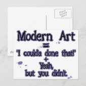 Carte Postale Art moderne (Devant / Derrière)