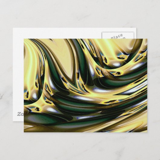 Carte Postale Art moderne Abstrait (Devant / Derrière)