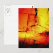Carte Postale Art moderne de la peinture Abstraite (Devant / Derrière)