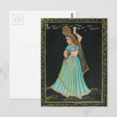 Carte Postale Art moghal (Devant / Derrière)
