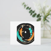 Carte Postale Art Motif traditionnel africain Imprimer (Debout devant)