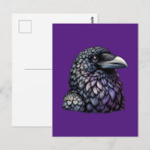 Carte Postale Art Mystic Raven (Devant / Derrière)