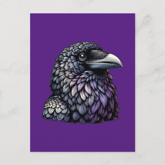 Carte Postale Art Mystic Raven (Devant)