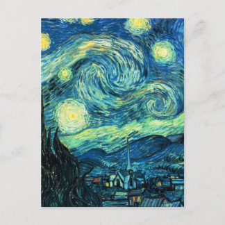 Carte Postale Art nocturne étoilé