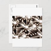 Carte Postale Art noir et blanc contemporain (Devant / Derrière)