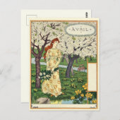 Carte postale Art Nouveau (Devant / Derrière)