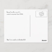 Carte postale Art Nouveau (Dos)