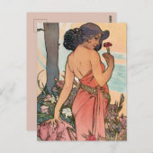 Carte Postale Art Nouveau (Devant / Derrière)