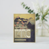 Carte Postale Art Nouveau ~ Aapprendo Villa ~ Paris (Debout devant)